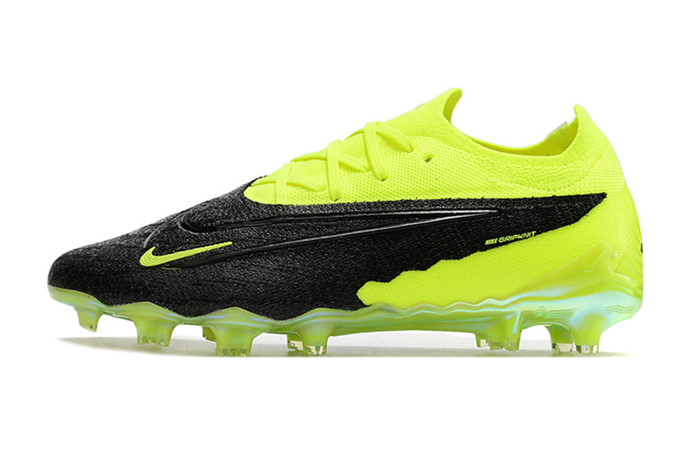 Nike Phantom GX Elite Black and Green Firm Ground FG Football Boot