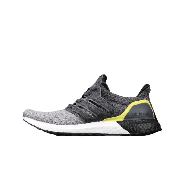 Adidas Ultraboost Light Gray and White Running Shoes