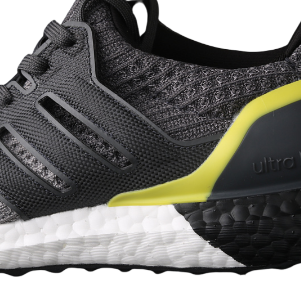 Adidas Ultraboost Light Gray and White Running Shoes