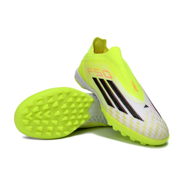 Botas de fútbol Adidas F50 Elite sin cordones Born For Goals Pack Turf TF para niños