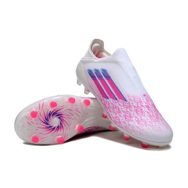 Botas de fútbol Adidas F50 Elite Sparkfusion sin cordones Trinity Rodman Pack Firm Ground FG para niños