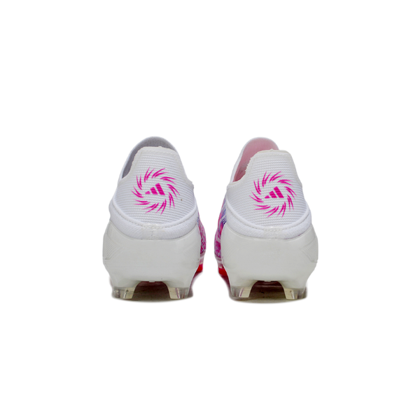 Botas de fútbol Adidas F50 Elite Sparkfusion sin cordones Trinity Rodman Pack Firm Ground FG para niños