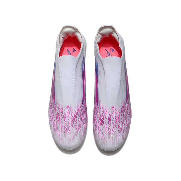 Botas de fútbol Adidas F50 Elite Sparkfusion sin cordones Trinity Rodman Pack Firm Ground FG para niños