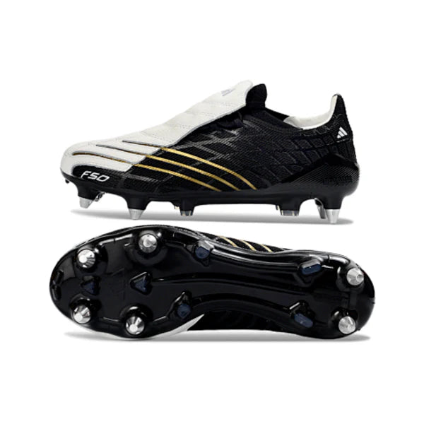 Adidas F50 Spider Black and White Mixed Studs SG Football Boot