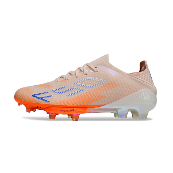 Botas de fútbol Adidas F50+ Sparkfusion Coral Blaze Pack Firm Ground FG para niños