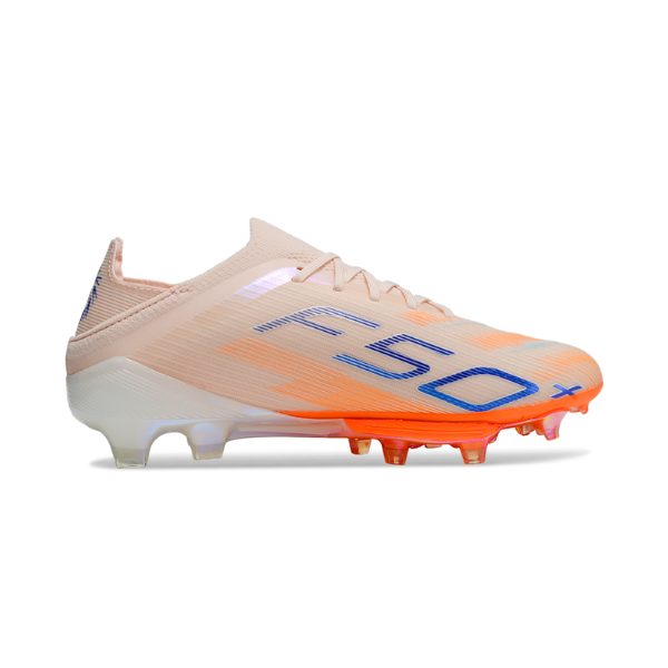 Botas de fútbol Adidas F50+ Sparkfusion Coral Blaze Pack Firm Ground FG para niños