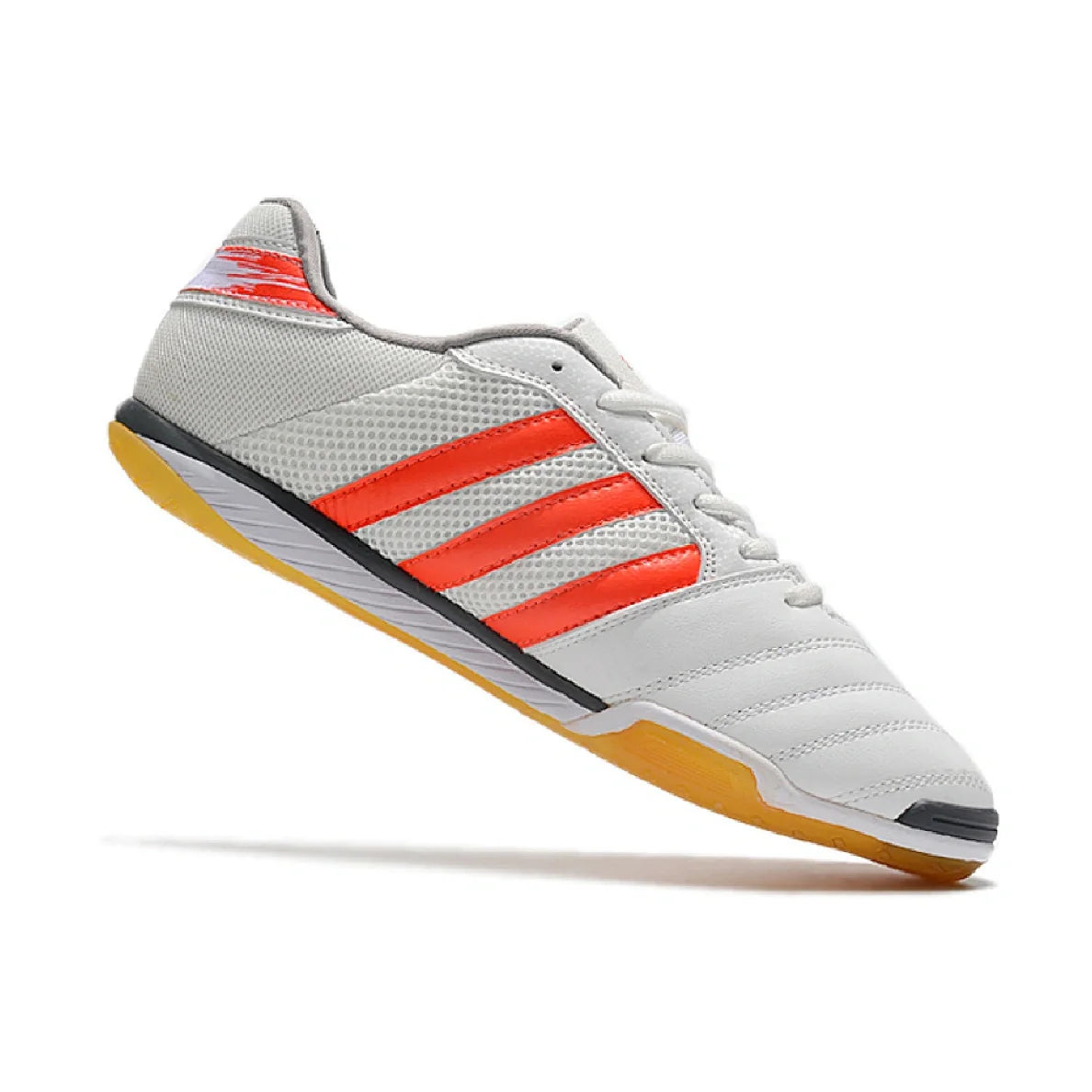 Botas de fútbol para cancha cubierta Adidas Top Sala IC en blanco y rosa