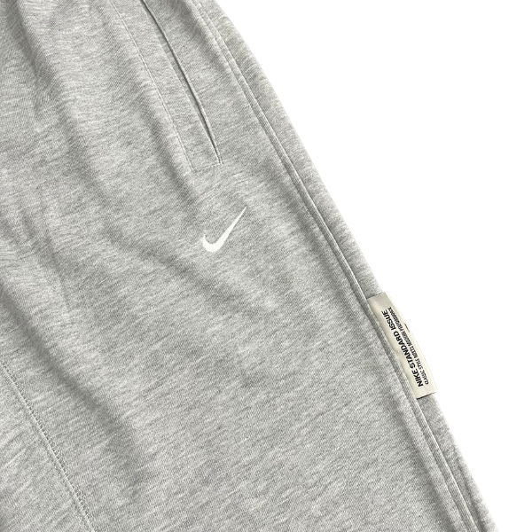 Nike Gray and White Track Pants