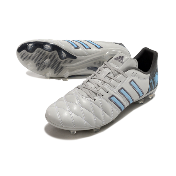 Adidas Adipure 11Pro Gray and Blue Firm Ground FG Football Boot