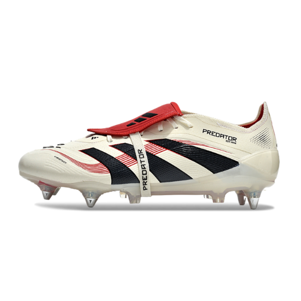Botas de fútbol Adidas Predator 25 Elite Goal Hunter Pack negras con tacos mixtos SG