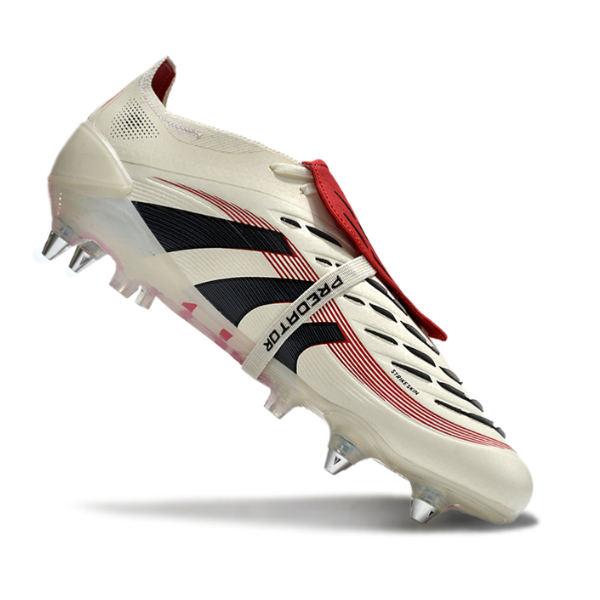 Botas de fútbol Adidas Predator 25 Elite Goal Hunter Pack negras con tacos mixtos SG