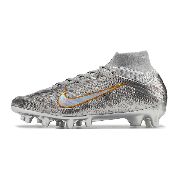 Nike Air Zoom Mercurial Superfly 9 Elite Silver Artificial Ground AG Football Boot