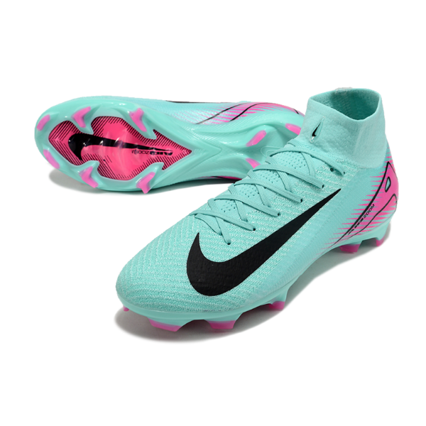 Nike Air Zoom Mercurial Superfly 10 Elite Light Blue and Pink Firm Ground FG Football Boot