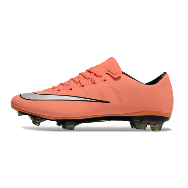 Botas de fútbol Nike Air Zoom Mercurial Vapor 10 Elite Pink Salmon Firm Ground FG