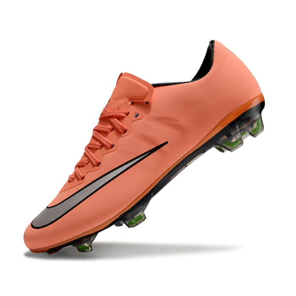 Botas de fútbol Nike Air Zoom Mercurial Vapor 10 Elite Pink Salmon Firm Ground FG