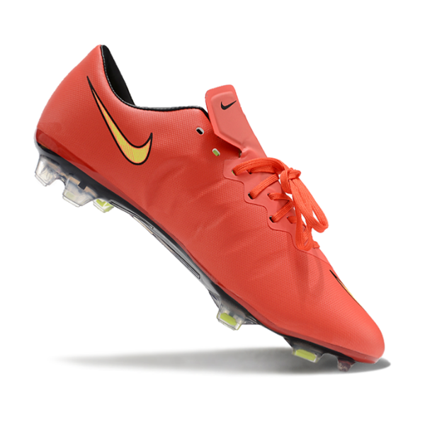 Botas de fútbol Nike Air Zoom Mercurial Vapor 10 Elite FG para terreno firme, color rojo y amarillo