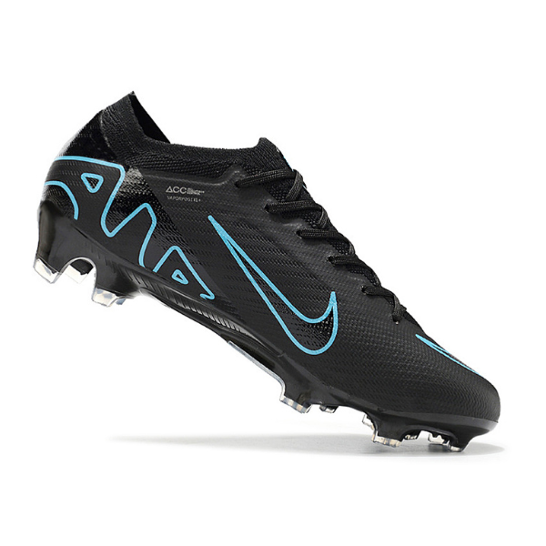 Nike Zoom Mercurial Vapor 15 Elite Black and Blue Firm Ground FG Football Boot