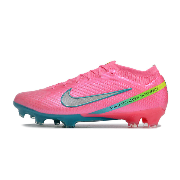 Nike Zoom Mercurial Vapor 15 Elite Pink and Blue Firm Ground FG Football Boot