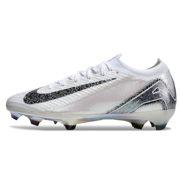 Nike Air Zoom Mercurial Vapor 16 Elite White and Gray Firm Ground FG Football Boot