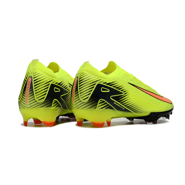 Botas de fútbol Nike Air Zoom Mercurial Vapor 16 Elite FG para terreno firme, color verde, naranja y negro