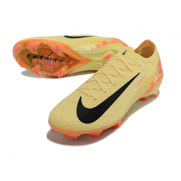 Botas de fútbol Nike Air Zoom Mercurial Vapor 16 Elite FG para terreno firme, color amarillo y rojo