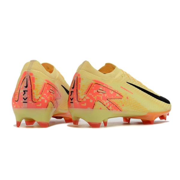 Botas de fútbol Nike Air Zoom Mercurial Vapor 16 Elite FG para terreno firme, color amarillo y rojo