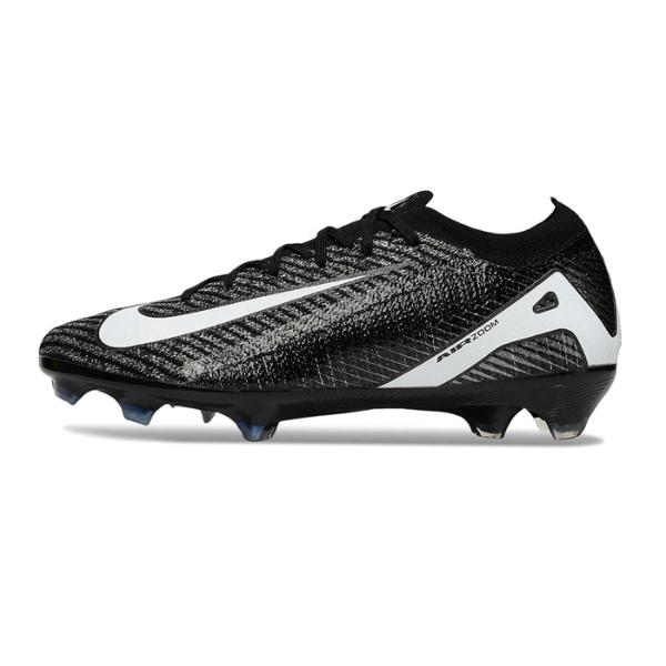Botas de fútbol Nike Air Zoom Mercurial Vapor 16 Elite FG para terreno firme, color blanco y negro