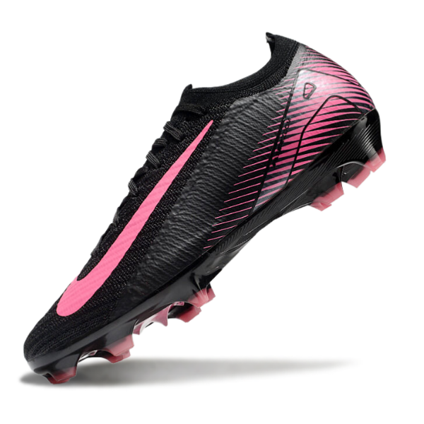 Nike Air Zoom Mercurial Vapor 16 Elite Black and Pink Firm Ground FG Football Boot