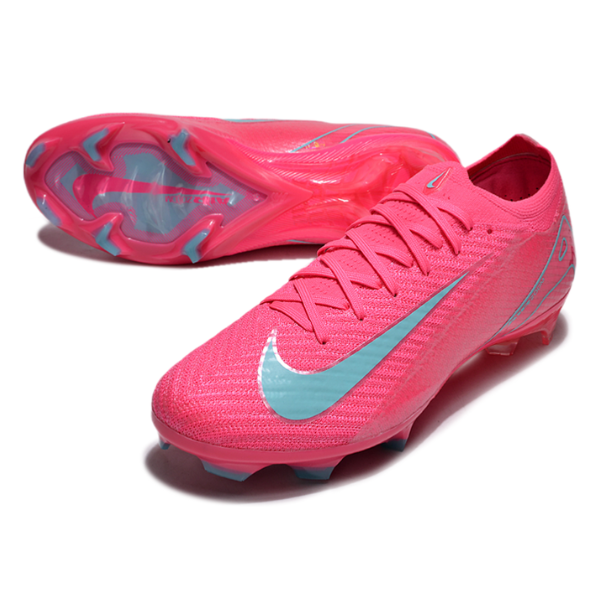 Nike Air Zoom Mercurial Vapor 16 Elite Pink and Light Blue Firm Ground FG Football Boot