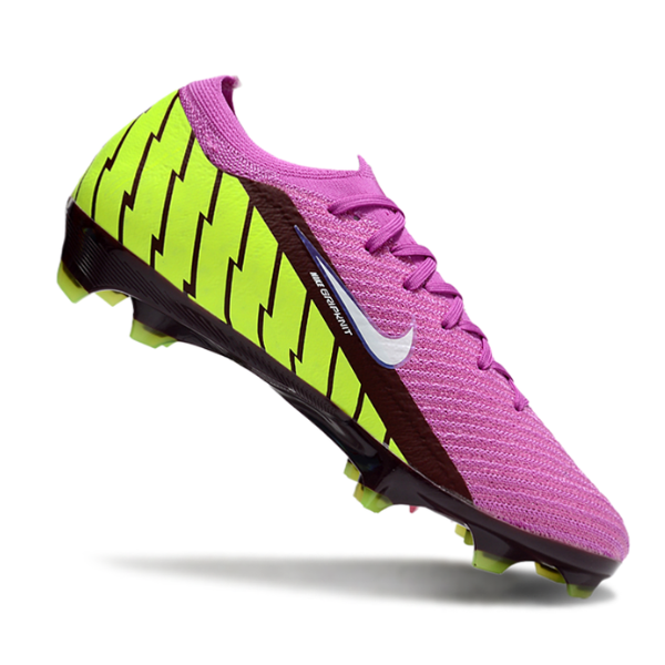 Nike Air Zoom Mercurial Vapor 16 Elite Pink and Green Firm Ground FG Football Boot