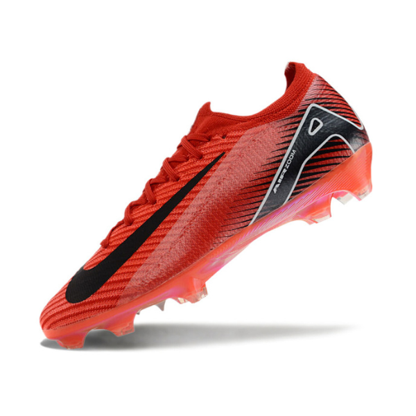 Nike Air Zoom Mercurial Vapor 16 Elite Red and Black Firm Ground FG Football Boot