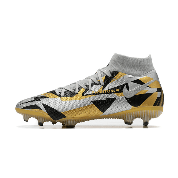 Nike Phantom GT 2 DF Elite Yellow Gray and Black Firm Ground FG Football Boot