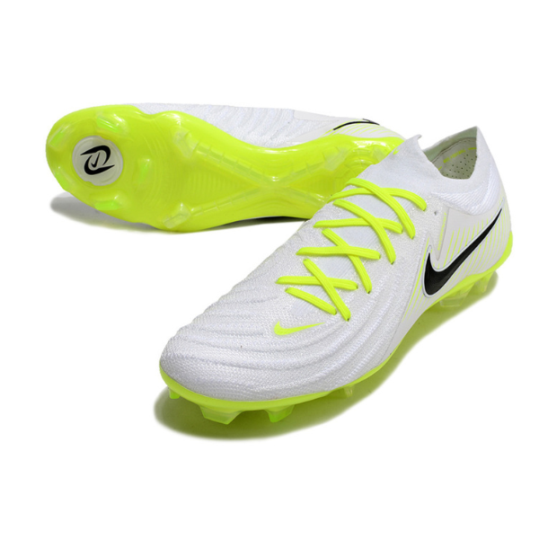 Nike Phantom GX2 Elite White and Green Firm Ground FG Football Boot