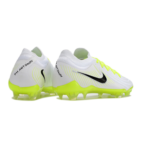 Nike Phantom GX2 Elite White and Green Firm Ground FG Football Boot