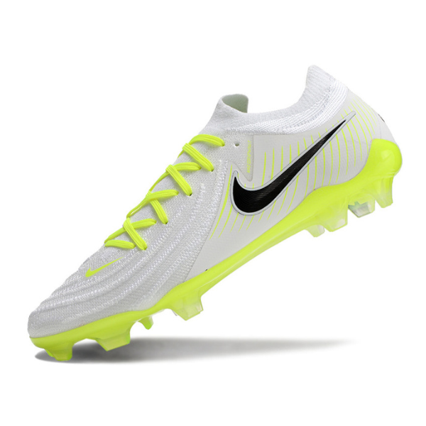Nike Phantom GX2 Elite White and Green Firm Ground FG Football Boot