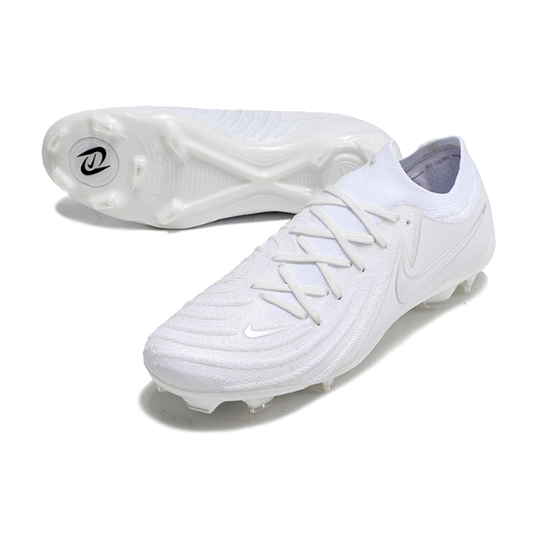 Botas de fútbol Nike Phantom GX2 Elite FG para terreno firme, color blanco