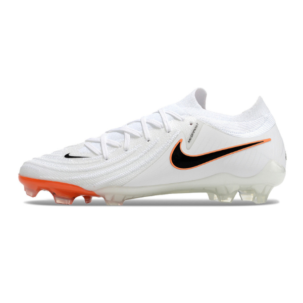 Nike Phantom GX2 Elite White and Orange Firm Ground FG Football Boot