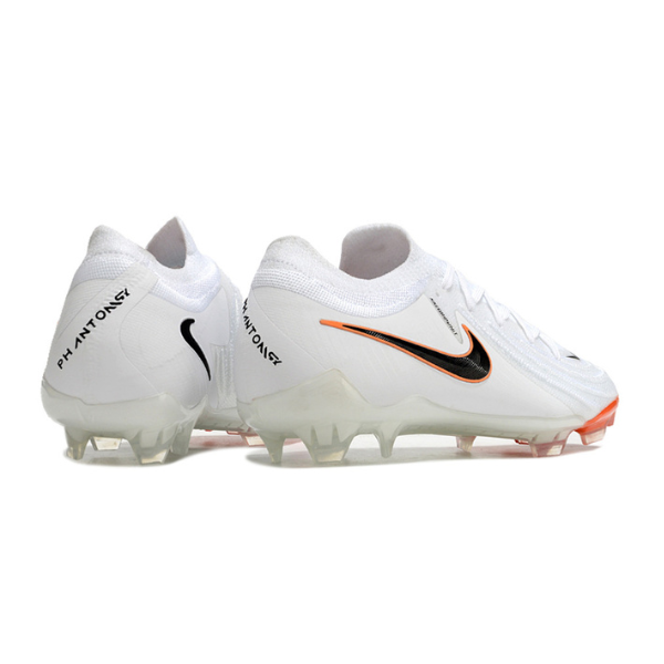 Nike Phantom GX2 Elite White and Orange Firm Ground FG Football Boot