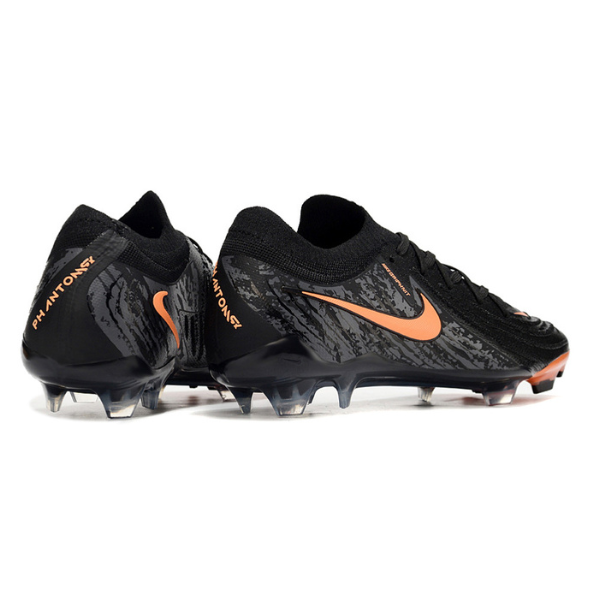 Nike Phantom GX2 Elite Black and Orange Firm Ground FG Football Boot