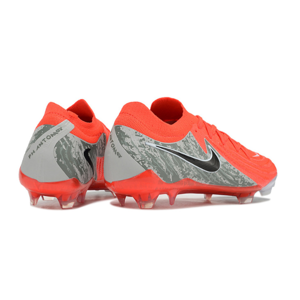 Nike Phantom GX2 Elite Red and Gray Firm Ground FG Football Boot