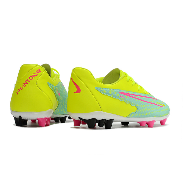 Nike Phantom GX Academy Yellow Green and Pink Artificial Ground AG Football Boot