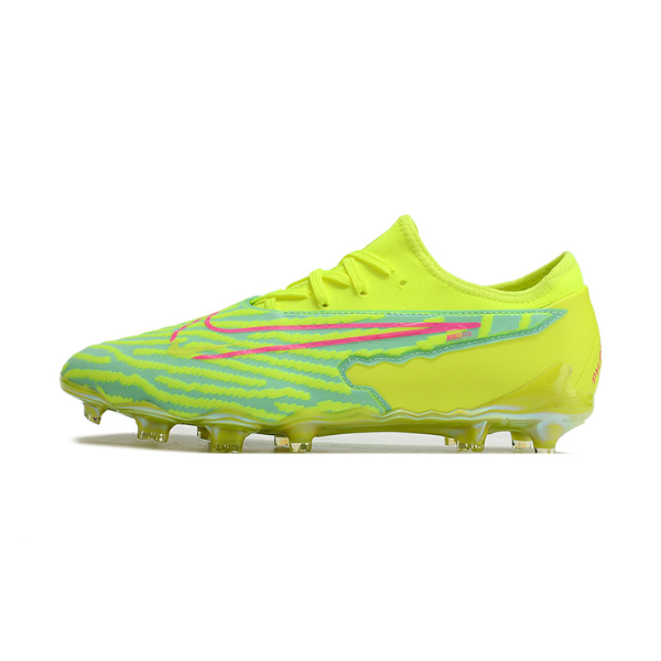 Nike Phantom GX Academy Green and Pink Firm Ground FG Football Boot
