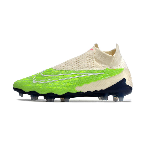 Nike Phantom GX Elite DF Green and White Firm Ground FG Football Boot