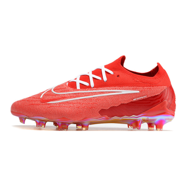 Botas de fútbol Nike Phantom GX Elite rojas para terreno firme FG