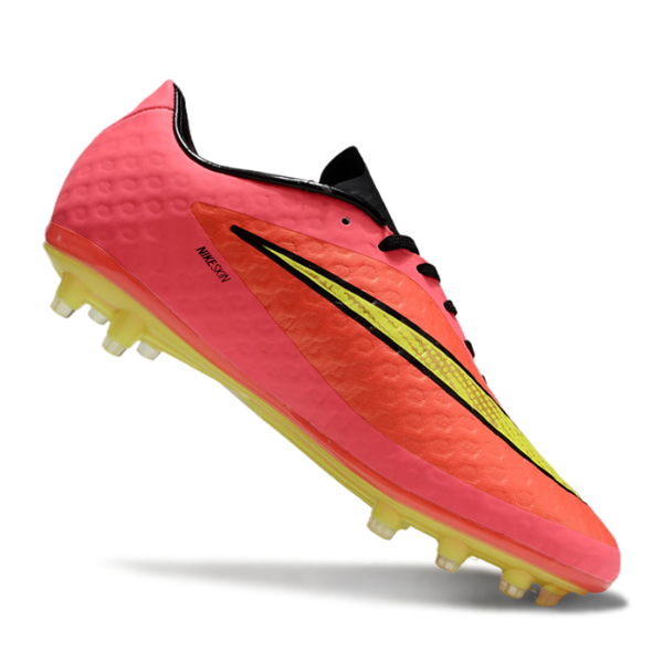 Nike Phantom Hypervenom Elite Pink and Green Firm Ground FG Football Boot
