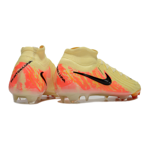 Nike Phantom Luna 2 Elite Yellow and Red Firm Ground FG Football Boot