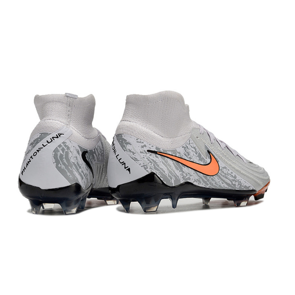 Nike Phantom Luna 2 Elite Gray and Orange Firm Ground FG Football Boot