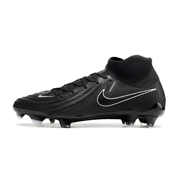 Botas de fútbol Nike Phantom Luna 2 Elite para terreno firme FG, color negro