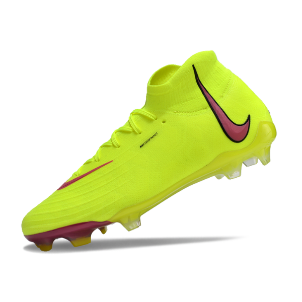 Nike Phantom Luna Elite Yellow and Pink Firm Ground FG Football Boot