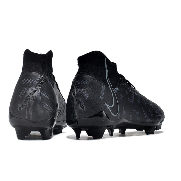 Botas de fútbol Nike Phantom Luna FG para terreno firme, color negro y gris